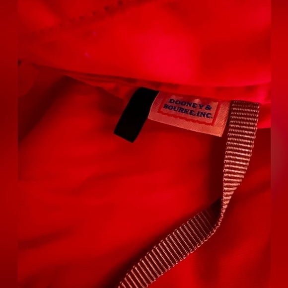 DOONEY & BOURKE GINGHAM AIMEE DRAWSTRING - PINK and WHITE - NEVER USED - - Picture 10 of 11